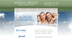 Desktop Screenshot of angelesdental.com